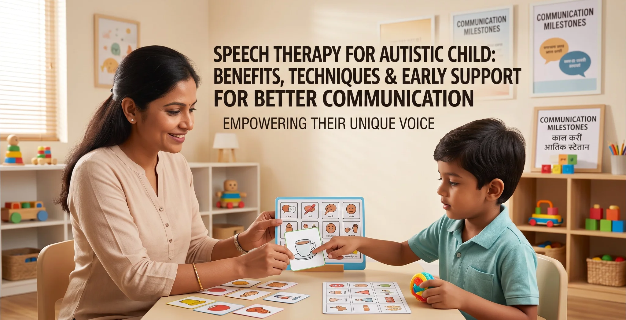 Speech Therapy for Autistic Child: Benefits, Techniques & Early Support for Better Communication