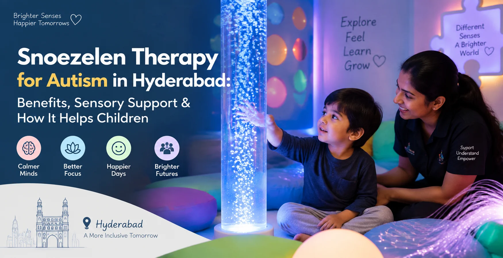 Snoezelen Therapy for Autism in Hyderabad: Benefits, Sensory Support & How It Helps Children